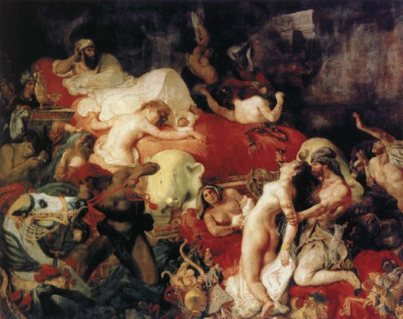 Eugene Delacroix Saar reaches death of that handkerchief Ruse Germany oil painting art